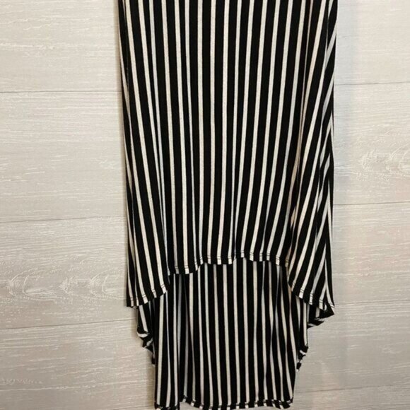 Wet Seal Open Back Striped Hi Lo Maxi/ Sundress Swim Coverup - Picture 6 of 7